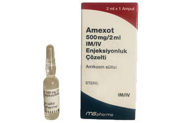 AMEXOT 500 MG/2ML IM/IV ENJEKSIYONLUK COZELTI (1 AMPUL)
